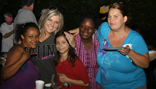 Little Footprints volunteers helping others